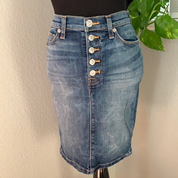 Hudson Jeans Dresses & Skirts - Hudson Jeans High Rise Denim Pencil Skirt
